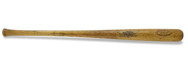 1932 Lou Gehrig Game Used Hanna Bat Rite Side Written Bat
