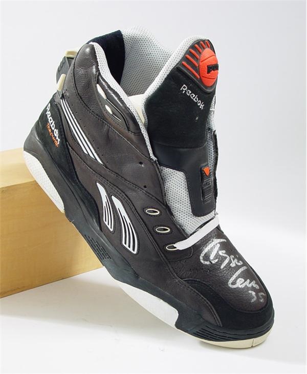 - Reggie Lewis Game Used Sneaker Used In Court Exhibit