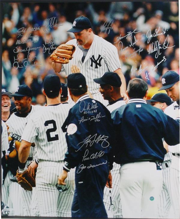 NY Yankees, Giants & Mets - David Wells Perfect Game Signed Photo