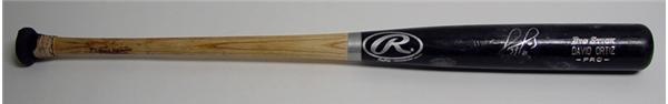 2004 David Ortiz Rawlings Game Used Autographed bat