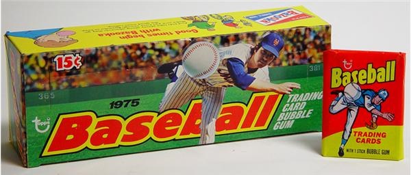 - 1975 Topps Baseball Mini Wax Box