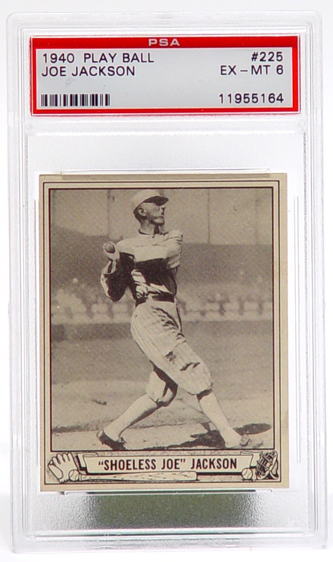 Baseball and Trading Cards - 1940 Play Ball # 225 Joe Jackson PSA 6