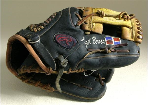 - 2003 Angel Berroa Game Used Rookie Glove