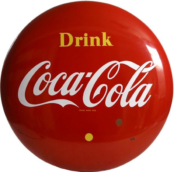 Advertising - Coca-Cola Button Sign