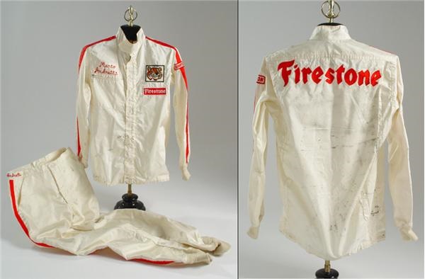 All Sports - 1970s Mario Andretti Race Worn Two Piece Suit