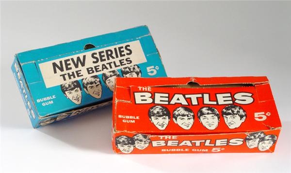 Non-Sports Cards - Beatles Bubble Gum Boxes and Cards