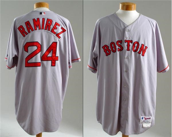 Baseball Jerseys - 2004 Manny Ramirez Game Worn Jersey