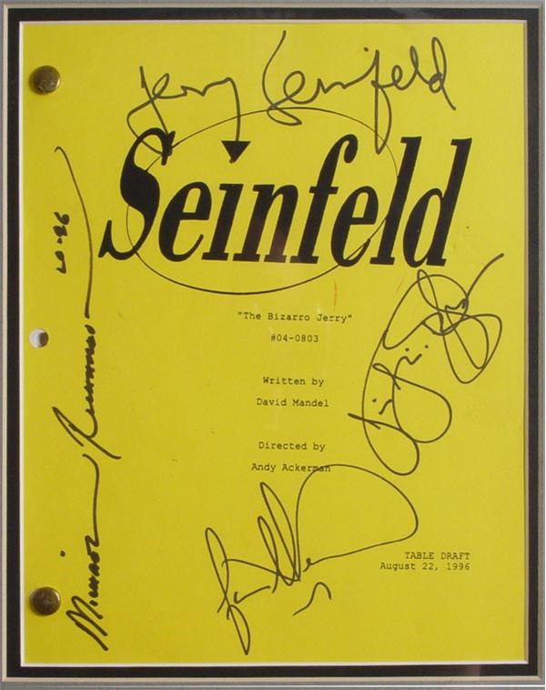 Seinfeld Autographed Scripts (2)