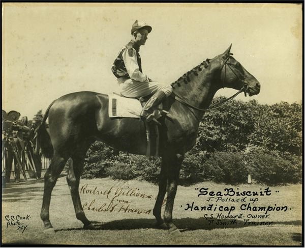 - Charles S. Howard Signed Seabiscuit Photograph