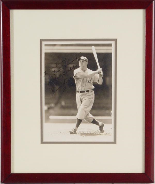 Baseball Autographs - Jimmie Foxx Signed Burke Photo