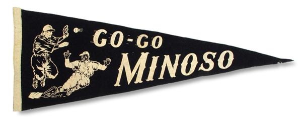 Baseball Memorabilia - Minnie Minoso Pennant from His Estate