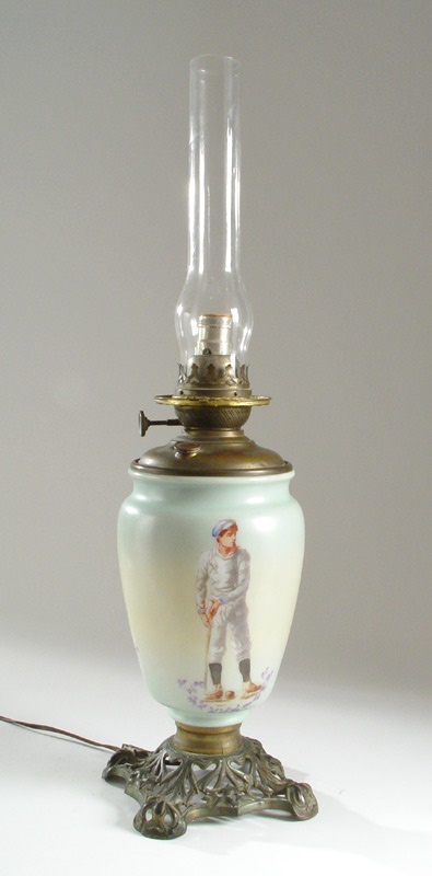 Ernie Davis - Turn of the Century Gone With the Wind Sports Lamp