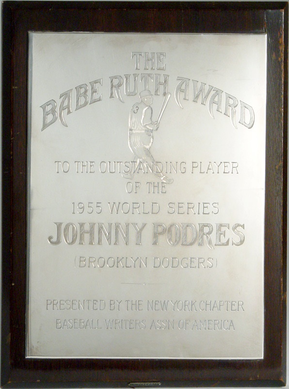 World Series Most Valuable Player Award (1955-2022)