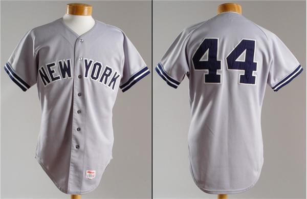 NY Yankees, Giants & Mets - 1984 Jeff Torborg New York Yankees Game Worn Jersey