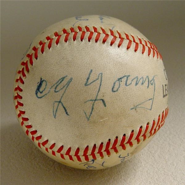Autographed Baseballs - Cy Young Signed Baseball