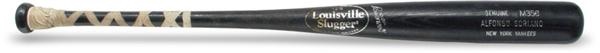 Bats - Alfonso Soriano 2001 Game Used Louisville Slugger Bat