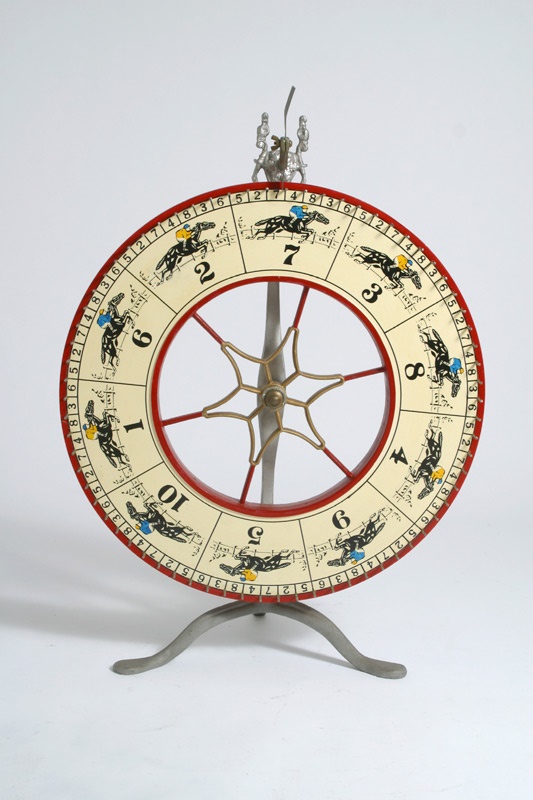 - 1960s Horse Racing Gambling Wheel