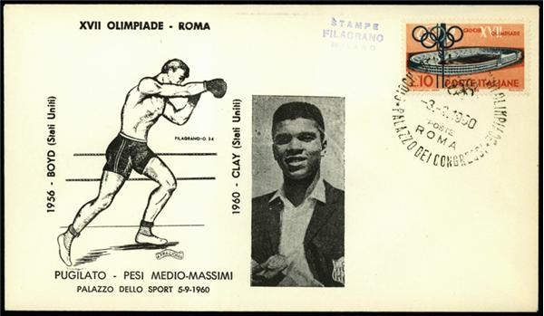 Muhammad Ali - 1960 Cassius Clay Rome Olympics First Day Cover