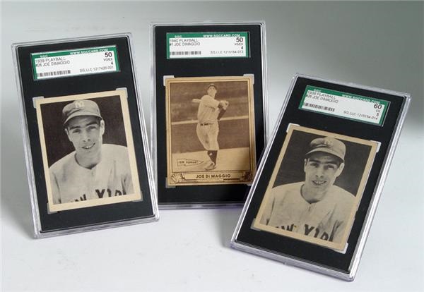 Baseball and Trading Cards - 1939 and 1940 Playball Joe Dimaggio (3)