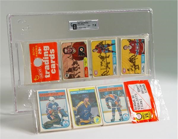 - 1968-1983 OPC and Topps Hockey Rack Packs Collection (37)