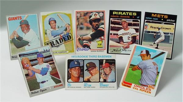 Baseball and Trading Cards - 1970-1986 Topps Baseball Set Collection (34)