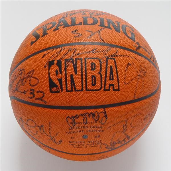 - 1998 NBA All Stars Signed Basketball.