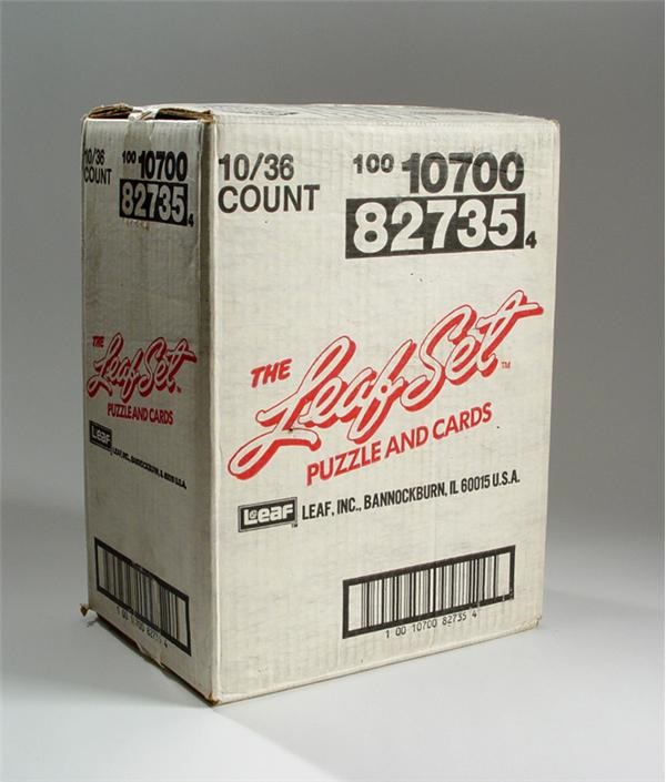 1990 Leaf Baseball Series 1 Wax Case (10 boxes)