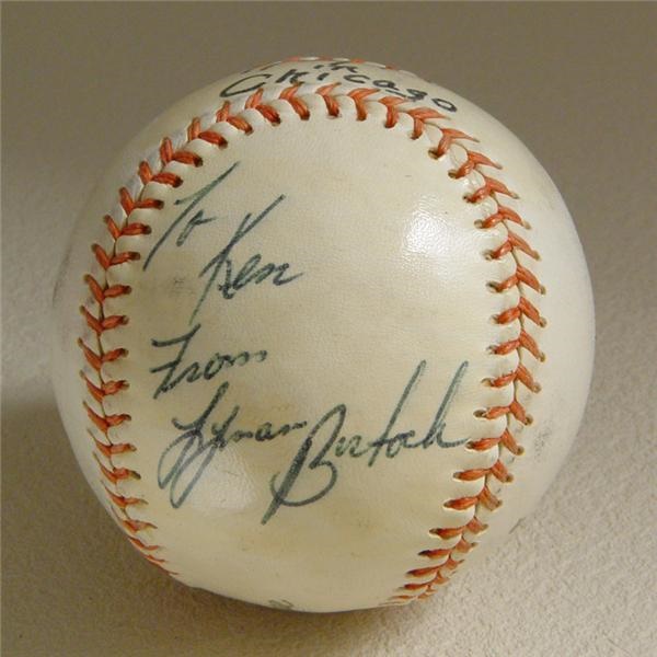 Lyman Bostock Single Signed Baseball