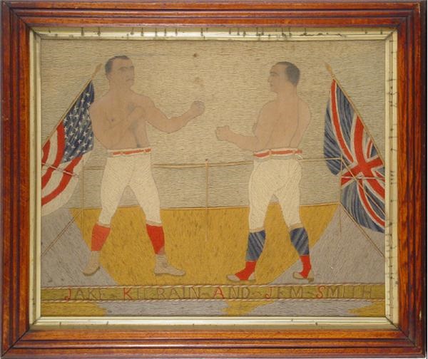 Muhammad Ali & Boxing - 1880s Jake Kilrain Vs. Jem Smith "Woolie"