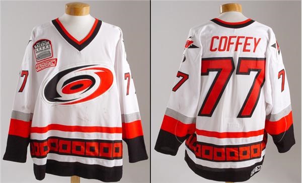 Hockey Sweaters - 1999-00 Paul Coffey Carolina Hurricanes Game Worn Jersey