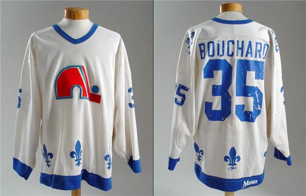 Hockey Sweaters - 1980-81 Dan Bouchard Quebec Nordiques Game Worn Jersey