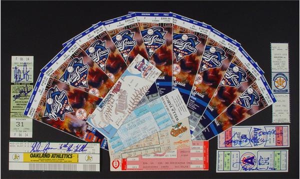 Baseball Publications and Tickets - Baseball Ticket Collection