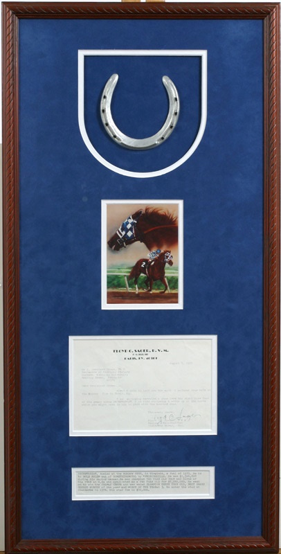 All Sports - Secretariat Right Fore Foot Horse Shoe