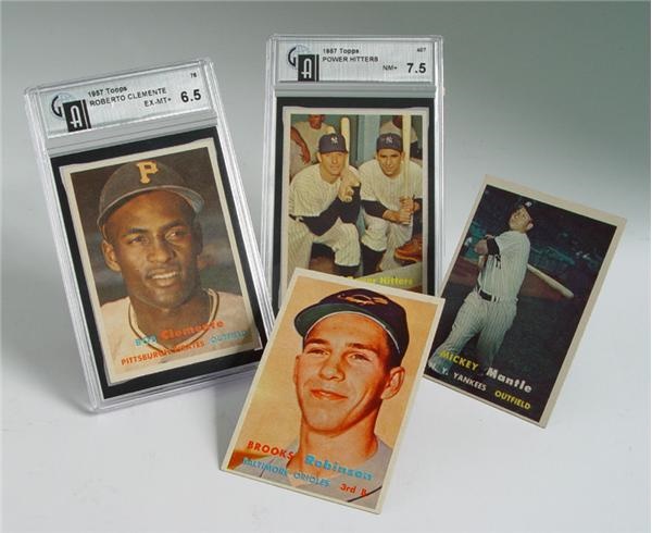 Baseball and Trading Cards - 1957 Topps Baseball Complete Set