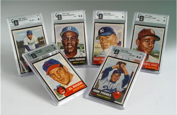 - 1953 Topps Baseball Near Complete Set with PSA Graded cards (273/274)