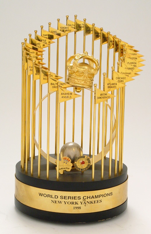 NY Yankees, Giants & Mets - 1998 New York Yankees World Series Trophy