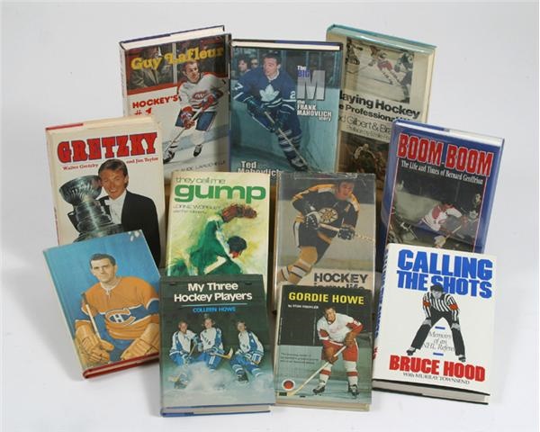 Signed Hockey Book Lot (36)