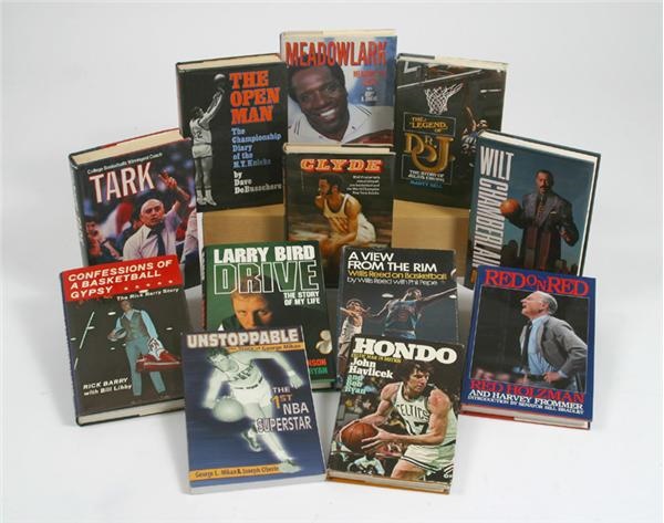 - Signed Basketball Book Lot (58)