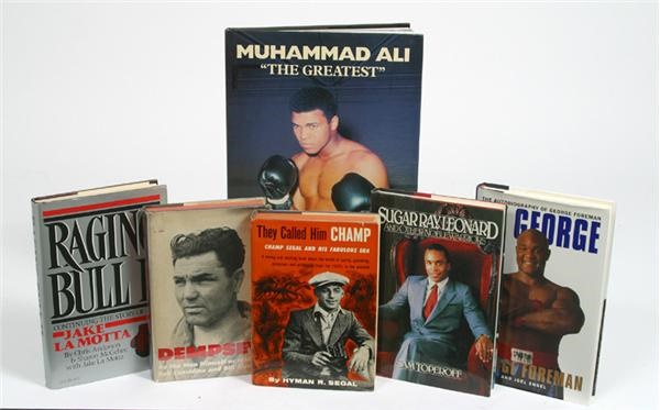Muhammad Ali & Boxing - Signed Boxing Book Lot (19)