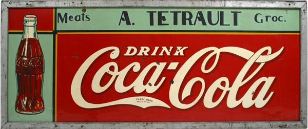 Advertising - 1936 Coca-Cola Country Store Tin Sign