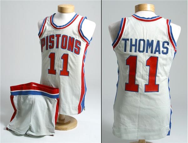 - Isiah Thomas Game Used 1981-82 Rookie Uniform