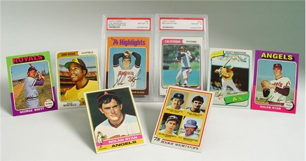 Baseball and Trading Cards - 1974-1983 Topps Baseball Set Collection (10)