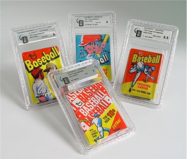 Unopened Cards - 1970-1985 Topps Baseball Wax Pack Run