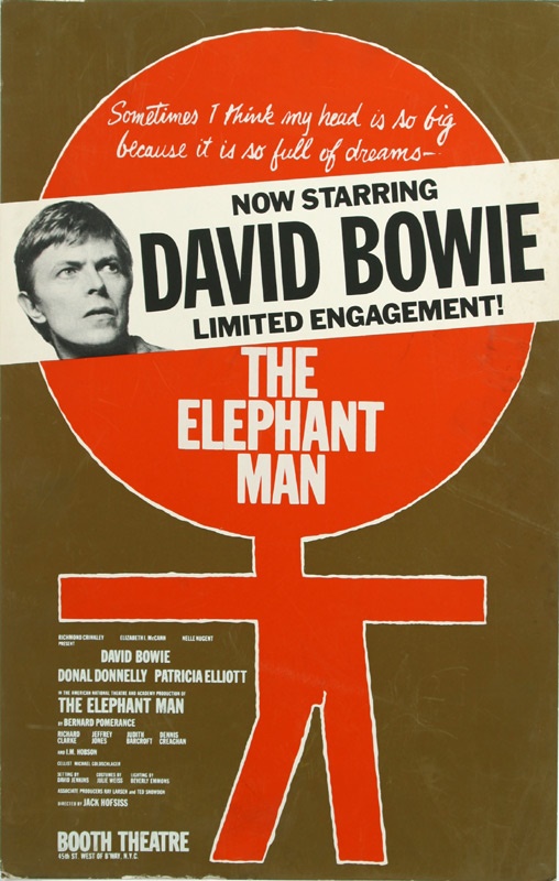 David Bowie "Elephant Man" Posters (2)