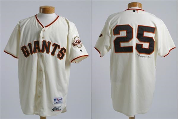 2001 Barry Bonds Game Worn Signed Big League Challenge Jersey