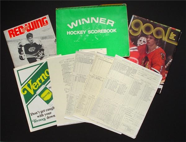 - Bobby Orr's Last Game Program and Scorebook with Last Orr/Howe Game Program