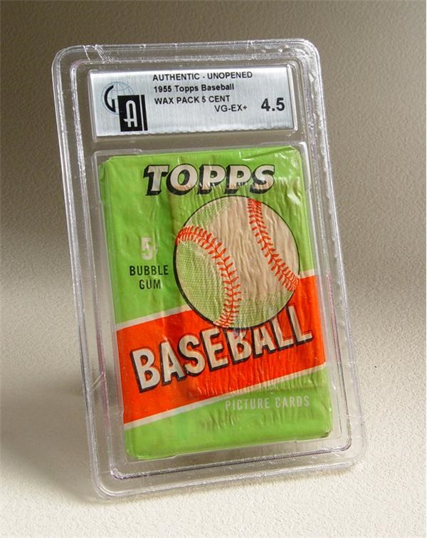 Unopened Cards - 1955 Topps Baseball 5 Cent Wax Pack