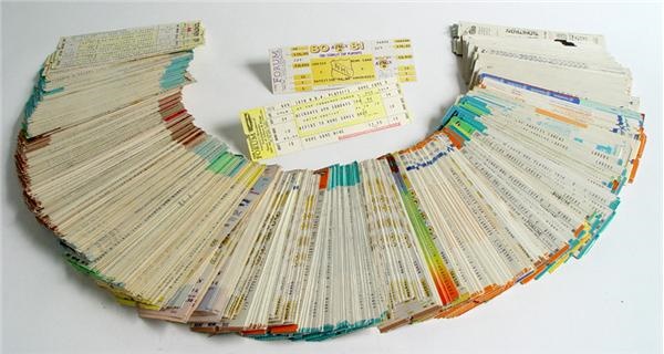 - Enormous 1970’s & 80s Los Angeles Lakers & L.A. Kings Tickets Collection