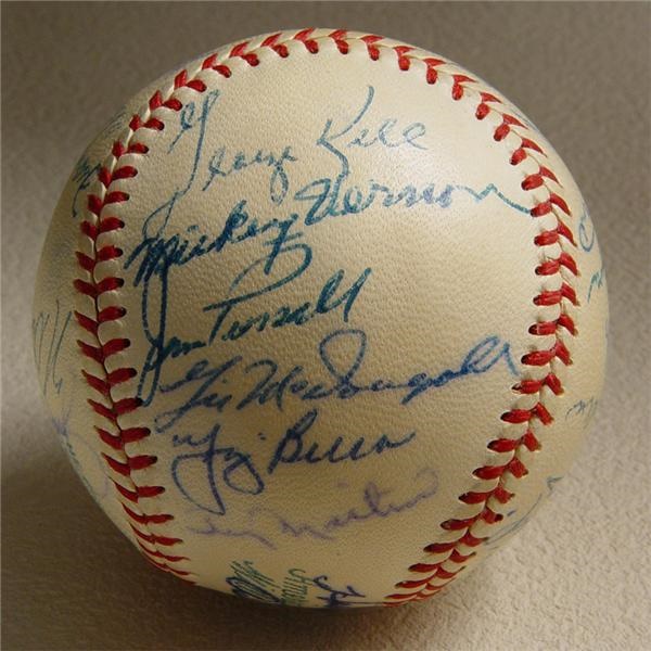 1956 American League All-Star Team Signed Baseball