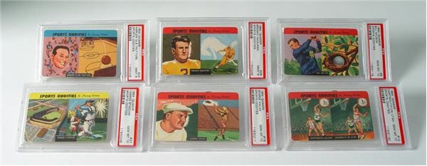 Baseball and Trading Cards - 1954 Quaker Oats Sports Oddities PSA Graded Set